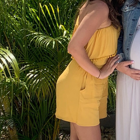 TEN SIXTY SHERMAN Yellow Romper - Picture 7 of 7